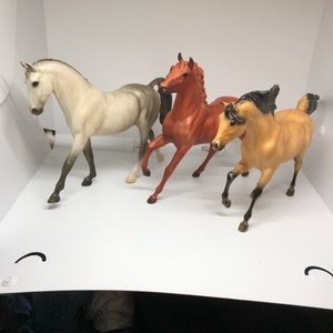3 Breyer Horses,Chestnut, Buckskin, Grey, Classic
